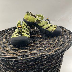 Keen Woman's Whisper Jade Green Gray Walking Hiking Sport Shoes Size 6